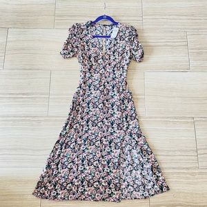 Abercrombie & Fitch Floral Midi Dress